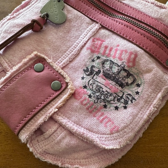 Original Juicy Couture Pink crossbody tote - Picture 3 of 8